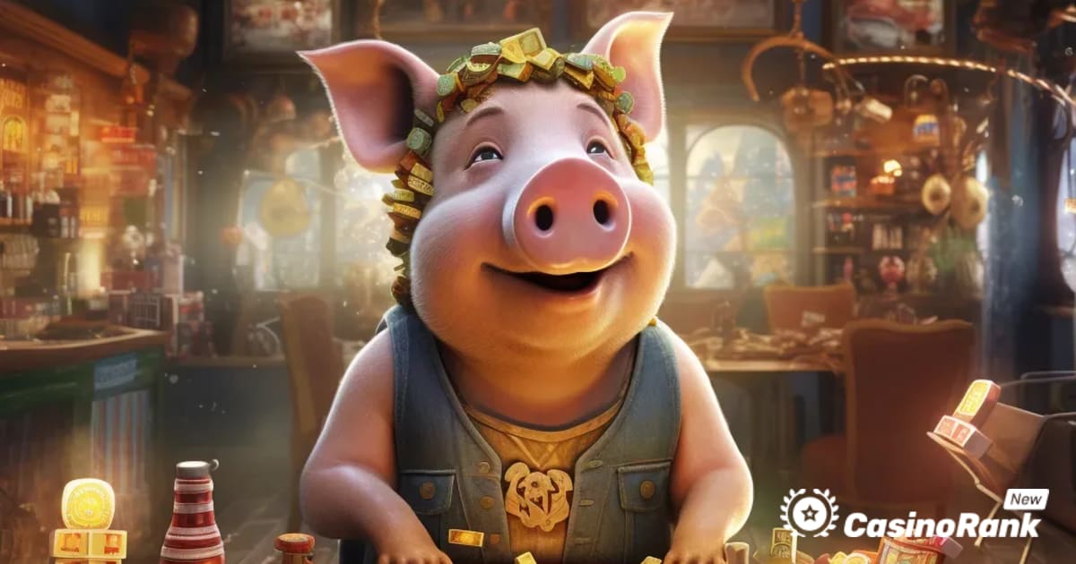 Playn GO Piggy Blitz Slot හි කාසි තොගයක් සඳහා Piggy බැංකුව වටලයි