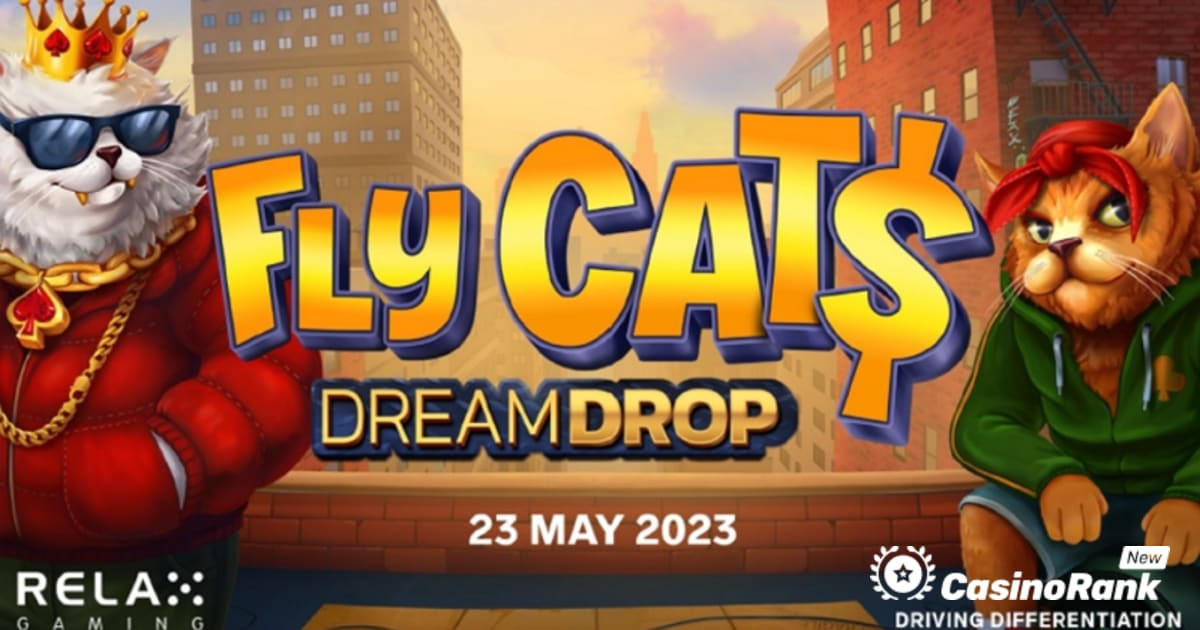 Relax Gaming Fly Cats Slot Game හි ක්‍රීඩකයින් නිව් යෝර්ක් නගරයට රැගෙන යයි